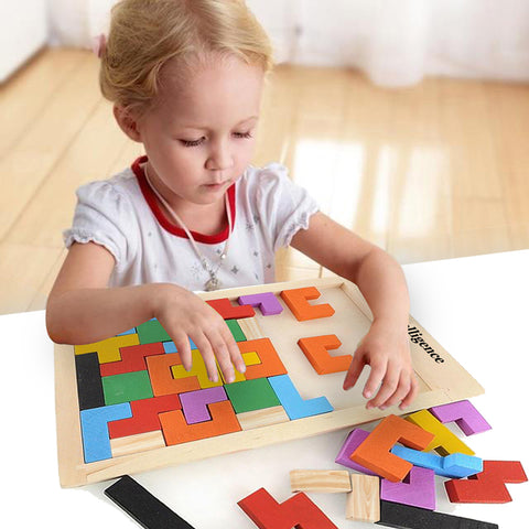 Wooden Tangram Brain Teaser