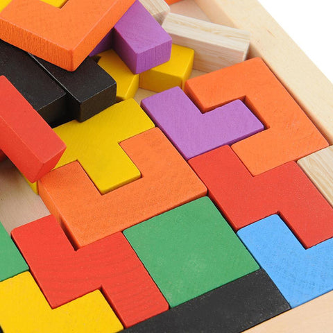 Wooden Tangram Brain Teaser