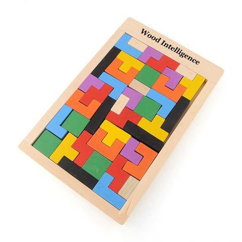 Wooden Tangram Brain Teaser