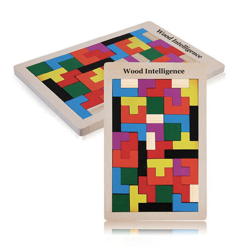 Wooden Tangram Brain Teaser