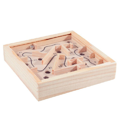 Mini Wooden Labyrinth Board