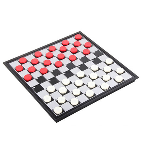 Foldable Magnetic Draughts Set