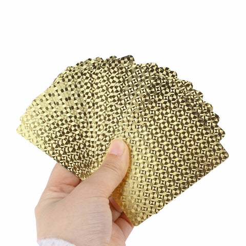 Gold Foil Plated Playing Cards