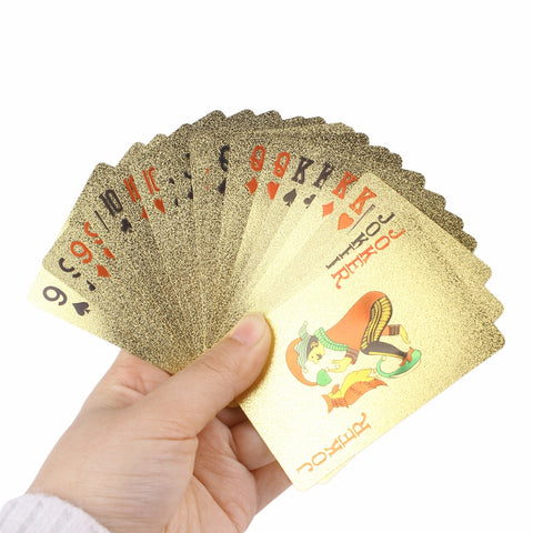 Gold Foil Plated Playing Cards