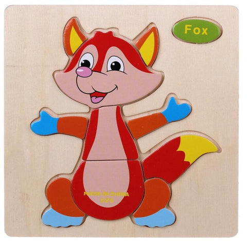 Adorable Cartoon Animal Puzzles