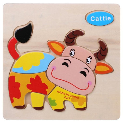 Adorable Cartoon Animal Puzzles